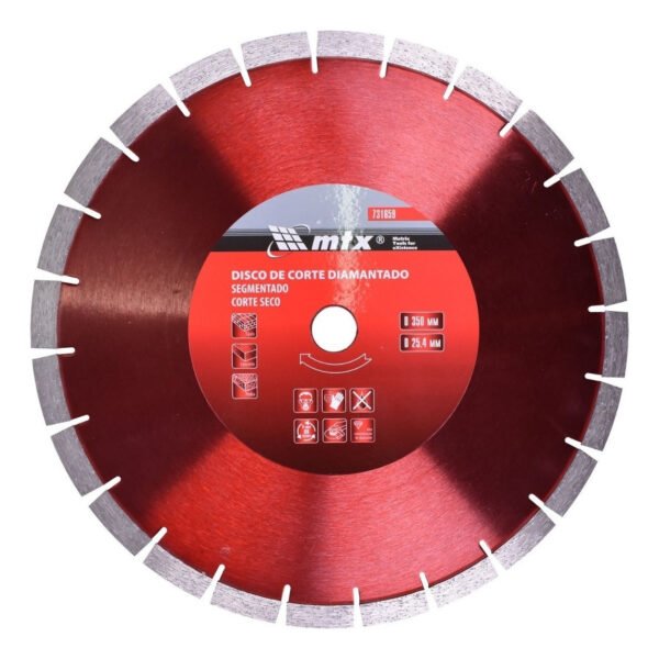 Disco De Corte Diamantado P/ Asfalto 14 Pol 350x25,4 Mtx - Imagem 3