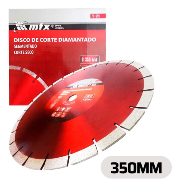 Disco De Corte Diamantado P/ Asfalto 14 Pol 350x25,4 Mtx - Imagem 6