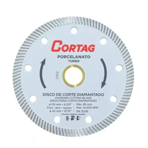 Disco Diamantado Cortag 110mm Turbo Fino 60863