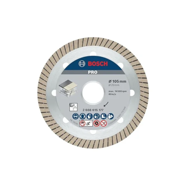 Disco Diamantado Bosch PRO Porcelanato 105mm
