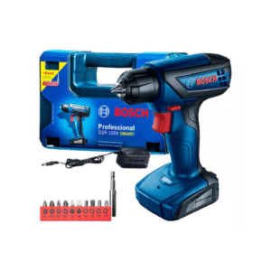 Furadeira Parafusadeira Sem Fio De 6mm Bosch Gsr 1000 Smart Com Maleta 700rpm Azul