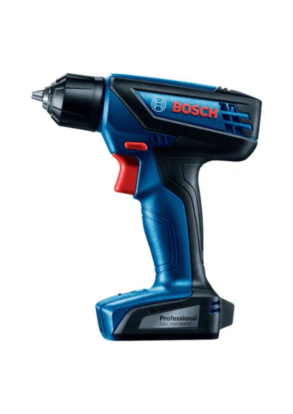 Furadeira Parafusadeira Sem Fio De 6mm Bosch Gsr 1000 Smart Com Maleta 700rpm Azul - Imagem 2