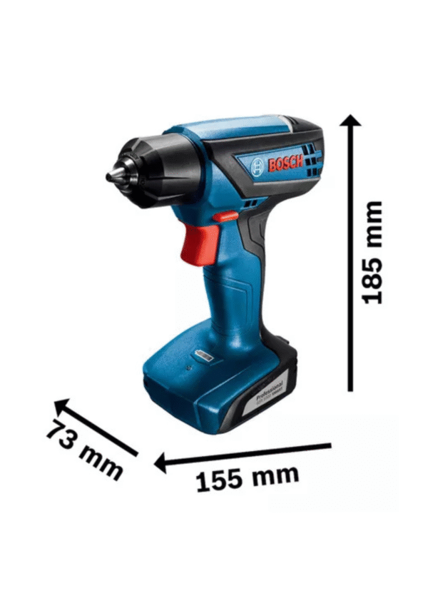 Furadeira Parafusadeira Sem Fio De 6mm Bosch Gsr 1000 Smart Com Maleta 700rpm Azul - Imagem 4
