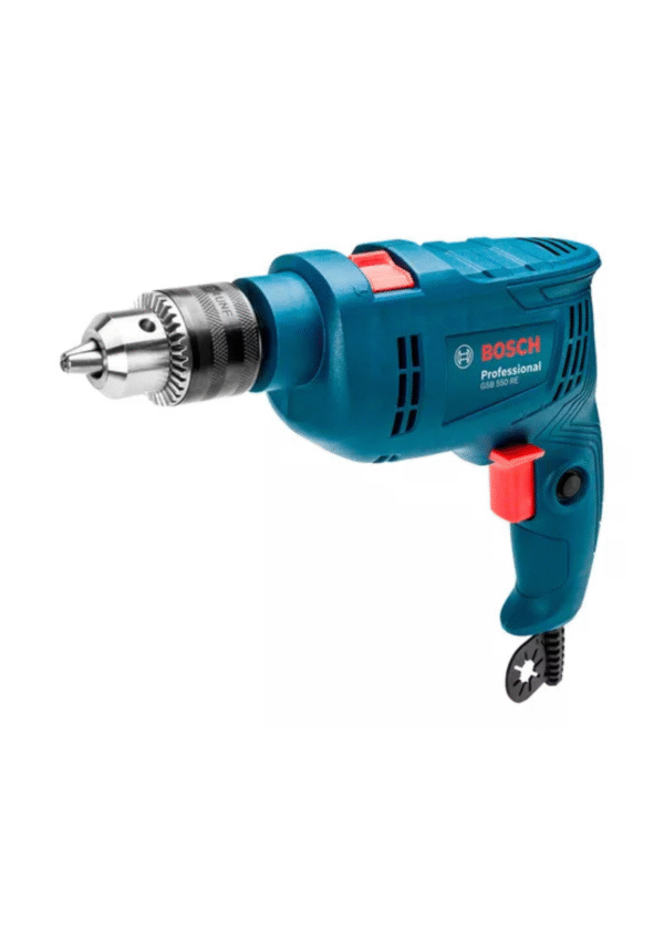Furadeira Parafusadeira Elétrica De 13mm Bosch Gsb 550 Re 550w Azul