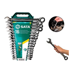 Jogo De Chave Combinada Catraca 8 A 24mm Sata St08034l