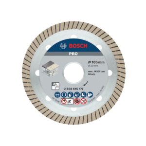 Disco Diamantado Bosch PRO Porcelanato Turbo 105 x 20mm